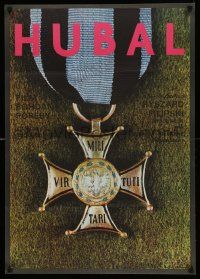 7t798 HUBAL Polish 23x33 '73 Ryszard Filipski, art of World War II medal by Andrzej Krajewski!