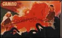 7t723 DAY THE EARTH FROZE Russian 25x41 '59 Sampo, absolutely striking Zelenski art of fiery horse