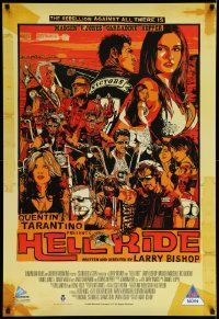 7t033 HELL RIDE South African '08 really cool art of motorcycle gang, different Tyler Stout art!