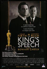 7t034 KING'S SPEECH South African '10 Colin Firth, Helena Bonham Carter, Geoffrey Rush!