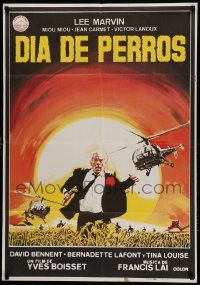 7t133 DOG DAY Spanish '84 Canicule, Lee Marvin!, completely different artwork!