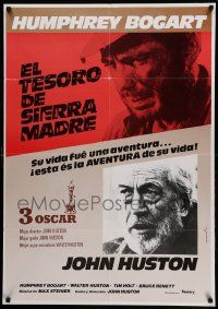 7t157 TREASURE OF THE SIERRA MADRE Spanish R80s Humphrey Bogart & John Huston!