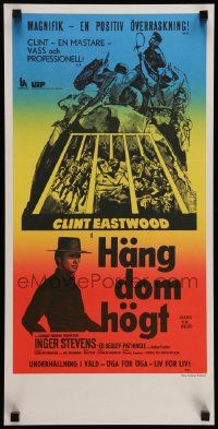 7t180 HANG 'EM HIGH Swedish stolpe R80s Clint Eastwood, they hung the wrong man, cool art!