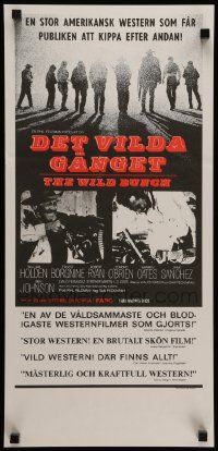 7t205 WILD BUNCH Swedish stolpe R70s Sam Peckinpah cowboy classic, Holden & Ernest Borgnine!