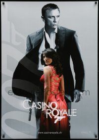 7t065 CASINO ROYALE teaser Swiss '06 Daniel Craig as James Bond, sexy Caterina Murino as Solange!