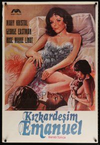 7t316 EMANUELLE & FRANCOISE Turkish '76 art of sexy naked Rosemarie Lindt by Ibrahim Enez!