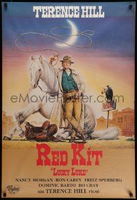 7t328 LUCKY LUKE Turkish '91 cool Casaro artwork of Terence Hill in the title role!