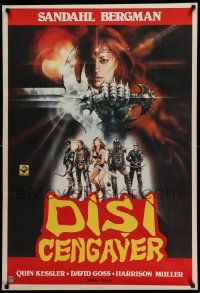 7t356 SHE Turkish '85 completely different artwork of sexiest Sandahl Bergmann and cast!