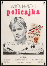 7t997 WOMAN COP Yugoslavian 20x27 '80 Yves Boisset's La femme flic, different!
