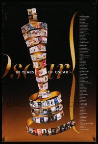 7w509 80 YEARS OF OSCAR 1sh '08 cool list of previous Academy Award winners!