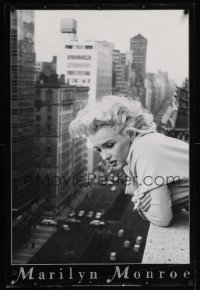 7w416 MARILYN MONROE 24x35 English commercial poster '89 great image smoking on balcony!