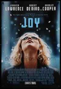 7w758 JOY style B advance DS 1sh '15 Robert De Niro, Jennifer Lawrence in the title role!