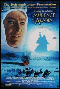 7w774 LAWRENCE OF ARABIA DS 1sh R02 David Lean classic, Peter O'Toole, cool images from the movie!