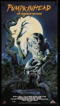 7w348 PUMPKINHEAD 20x36 video poster '89 Stan Winston, Lance Henriksen, different horror art!
