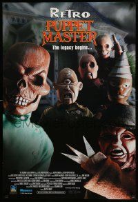 7w350 RETRO PUPPET MASTER 27x40 video poster '99 creepy horror image!