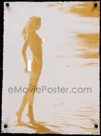 7w002 AELHRA signed 17x24 art print '12 by the artist, incredibly sexy naked woman on beach, 2/5!