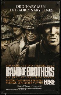 7w283 BAND OF BROTHERS tv poster '01 Damian Lewis, Donnie Wahlberg