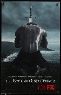 7w286 BASTARD EXECUTIONER tv poster '15 kneeling Lee Jones in the title role as Wilkin Brattle!