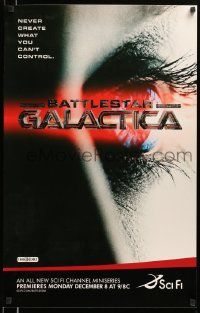7w287 BATTLESTAR GALACTICA tv poster '04 Mary McDonnell, Katee Sackhoff!