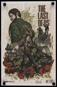 7w046 LAST OF US signed 11x17 special '13 by artist Alexander Iaccarino, apocalyptic action!