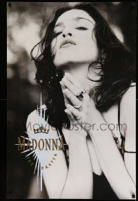 7w111 MADONNA 23x35 music poster '89 super close-up of the star praying, Like a Prayer promotion!
