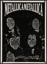 7w114 METALLICA 25x35 English music poster '90s cool image of the band!