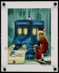 7w026 MY NEIGHBOR TOTORO signed 12x15 special '14 by artist James Hance, Doctor Who, 40/250!