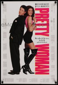 7w236 PRETTY WOMAN 18x27 special '90 sexiest prostitute Julia Roberts loves wealthy Richard Gere!