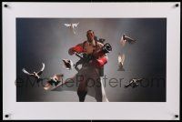 7w262 TEAM FORTRESS 2 24x36 art print 2007 cool different art of the Medic, Valve!