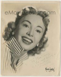 7x0687 AUDREY MEADOWS signed 8x10 still '50s portrait of the Honeymooners star by Maurice Seymour!