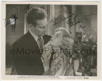7x0689 BAD FOR EACH OTHER signed 8x10 still '53 by BOTH Charlton Heston AND Lizabeth Scott!