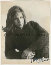 7x1188 BARBRA STREISAND signed 7.75x10 REPRO still '70s great portrait resting on her elbow!