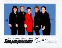 7x0267 BO DONALDSON signed color 8.5x11 publicity still '00s with his singing group The Heywoods!