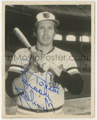 7x0623 BROOKS ROBINSON signed 8x10 publicity still '80s the Baltimore Orioles baseball player!