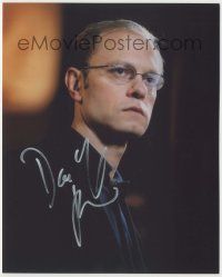 7x1061 DAVID HYDE PIERCE signed color 8x10 REPRO still '00s great close up of the Fraser star!