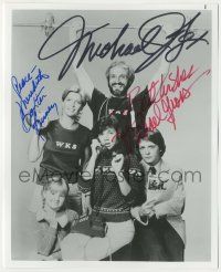 7x1240 FAMILY TIES signed 8x10 REPRO still '82 by Michael J. Fox, Meredith Baxter AND Michael Gross!