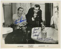 7x0737 FORTUNE COOKIE signed 8x10.25 still '66 by BOTH Jack Lemmon AND Walter Matthau!