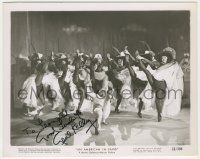 7x0740 GENE KELLY signed 8.25x10.25 still '51 dancing in production number in An American in Paris!