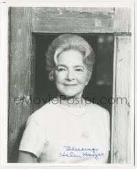 7x1251 HELEN HAYES signed 8x10 REPRO still '80s great smiling close up later in her career!