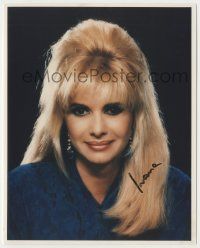 7x1089 IVANA TRUMP signed color 8x10 REPRO still '90s head & shoulders portrait of Trump's ex-wife!