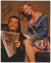 7x1092 JAMES GARNER signed color 8x10 REPRO still '93 w/ Romy Windsor from Man of the People!