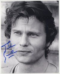 7x1291 JOHN SAVAGE signed 8x10 REPRO still '90s great head & shoulders portrait of the actor!