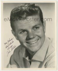 7x1296 JOHN WILDER signed 8.25x10 REPRO still '80s head & shoulders portrait of the actor/writer!