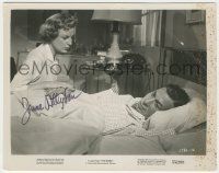 7x0791 JUNE ALLYSON signed 8x10.25 still '80s close up with Jose Ferrer in The Shrike!