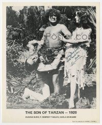 7x0794 KARLA SCHRAMM signed 8x10 still '70s as Jane from 1920's The Son of Tarzan!