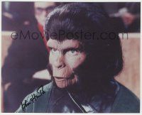 7x1113 KIM HUNTER signed color 8x10 REPRO still '80s in makeup as Dr. Zira from Planet of the Apes!