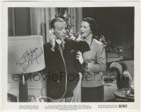 7x0805 LET'S DANCE signed 8x10.25 still '50 by BOTH Fred Astaire AND Ruth Warrick!