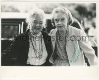7x1315 LILLIAN GISH signed 8x10 REPRO still '80s great close up with Helen Hayes later in life!