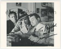 7x1329 MARC LAWRENCE signed 8x10 REPRO still '80s c/u in Key Largo with Edward G. Robinson & Gomez!