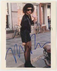 7x1125 MARISA TOMEI signed color 8x10 REPRO still '90s c/u in leather & shades from My Cousin Vinny